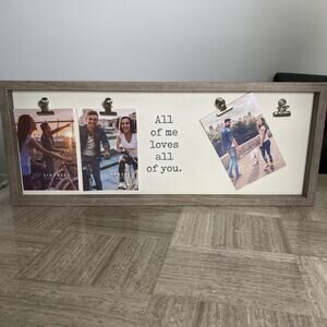 All of Me Loves All of You" wall photo frame